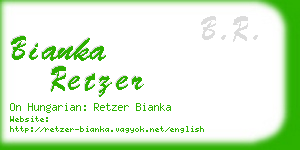 bianka retzer business card